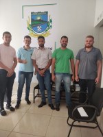 O Advogado Antônio Júnior e amigos (Marcos Paulo e Eder Silva) visitaram a Câmara de Campinorte